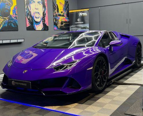 Lamborghini Evo Car Wrapping