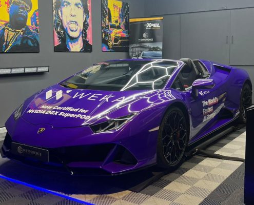 Lamborghini Evo Car Wrapping