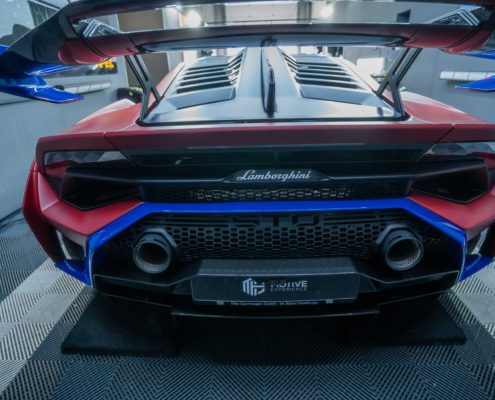 Lamborghini STO Vollfolierung Back - Motive Experience GmbH Lamborghini STO Vollfolierung Back