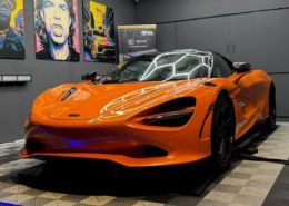 McLaren 750S foliert orange Lackschutz