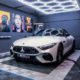 Mercedes SL AMG Car Wrapping Satin Pearl White (2)