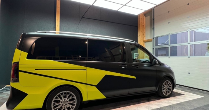 Mercedes V Klasse Car Wrapping 2 - Motive Experience GmbH - Motive Experience GmbH Mercedes V Klasse Car Wrapping 2