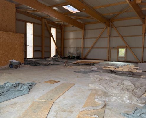 Werkhöfe Quickborn Heide - Motive Experience GmbH Neue Halle entsteht Werkhöfe Quickborn Heide