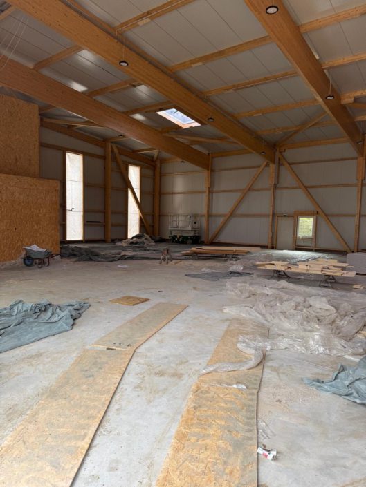Werkhöfe Quickborn Heide - Motive Experience GmbH Neue Halle entsteht Werkhöfe Quickborn Heide
