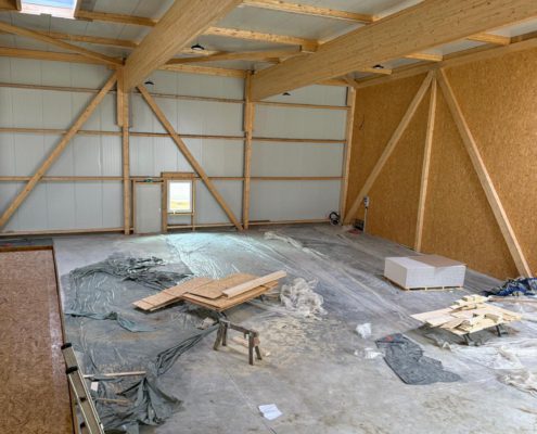 Neue Halle entsteht - Motive Experience GmbH Neue Halle entsteht Werkhöfe Quickborn Heide
