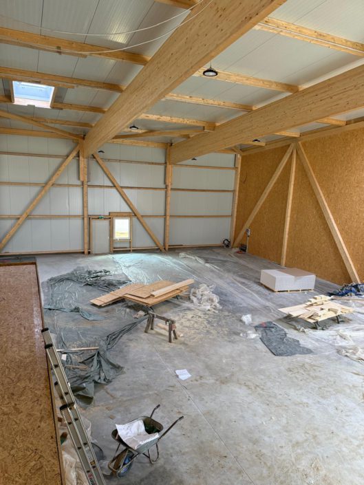 Neue Halle entsteht - Motive Experience GmbH Neue Halle entsteht Werkhöfe Quickborn Heide
