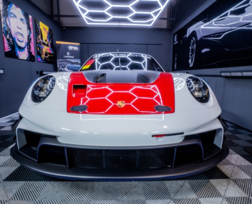 Porsche GT3 R Rennsport Doppel PPF Vollfolierung (1)