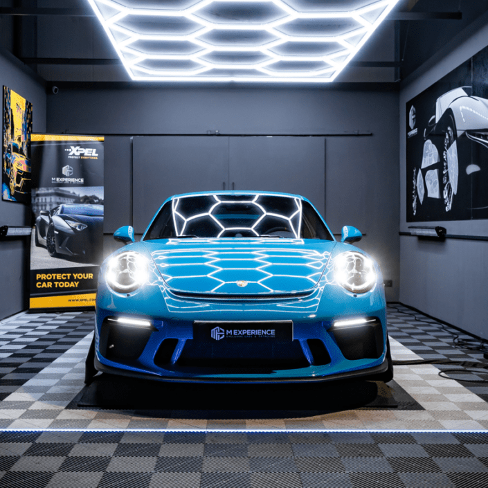 Porsche GT3 Teilfolierung Lackschutz