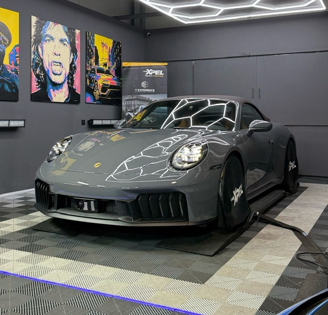 Porsche GTS Cabrio foliert