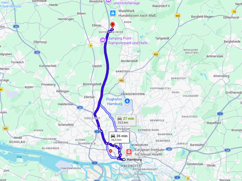 maps route